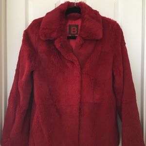 Spanish Rabbit red fur coat